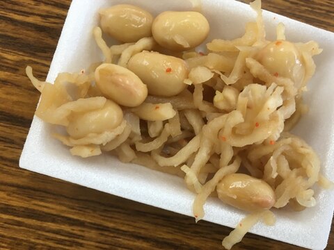 大豆と切り干し大根の炒めナムル